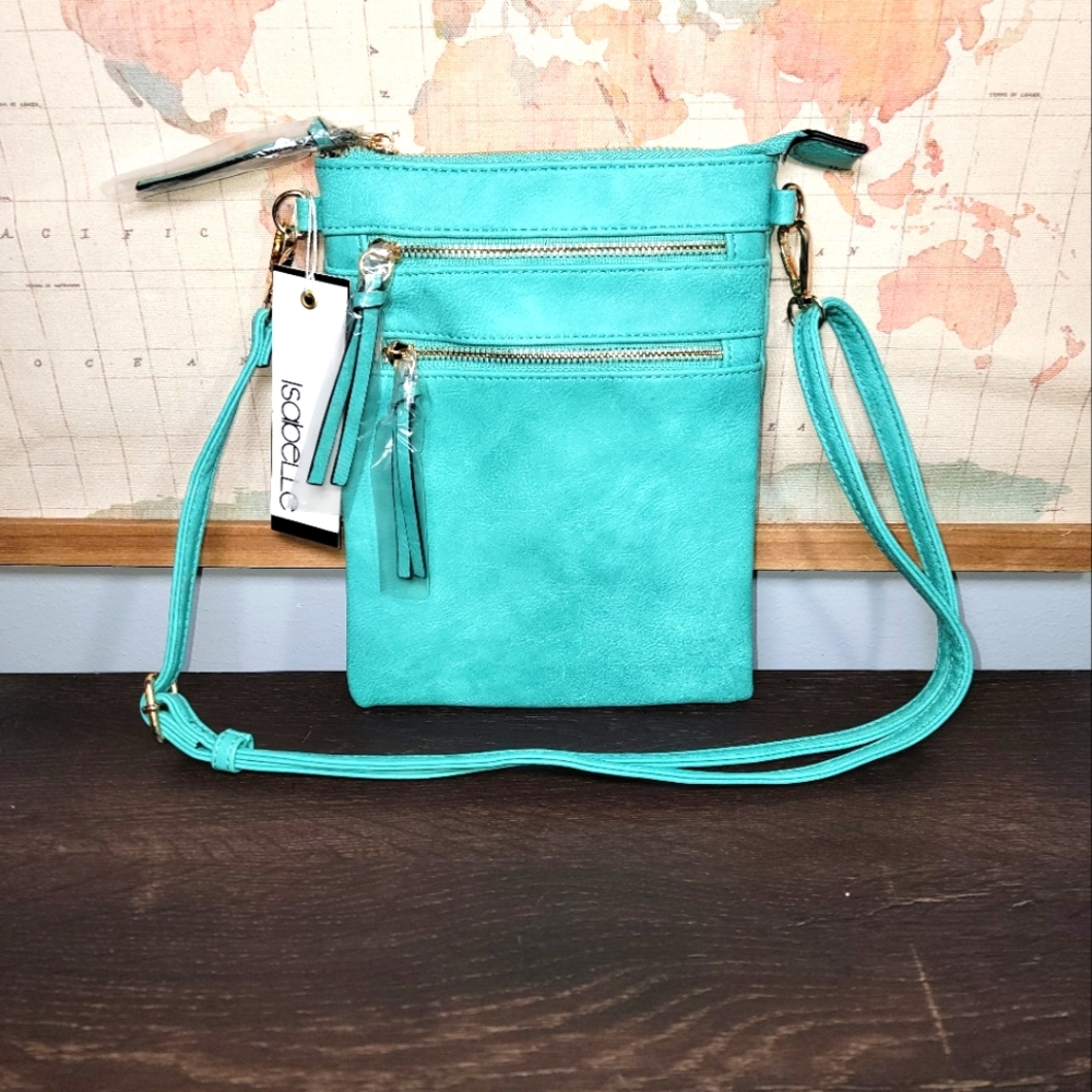 BRAND NEW Isabelle "Peta Approved Vegan" Crossbody Bag